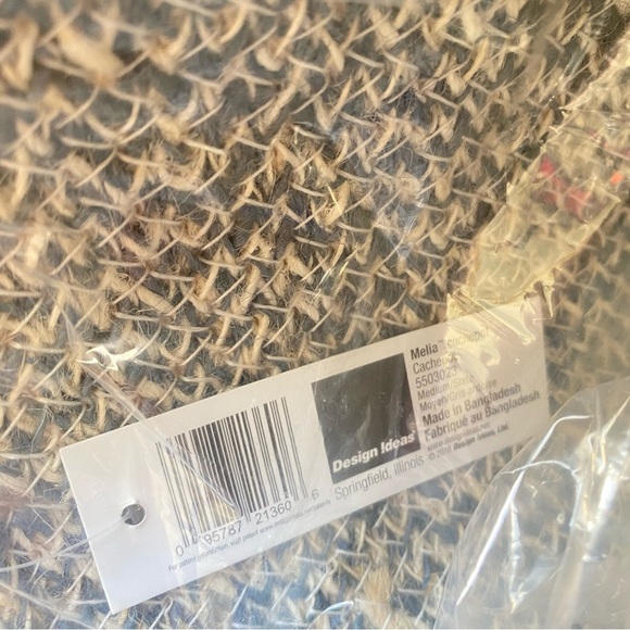 NWT Design Ideas Weaved Heather Potted Plants Sleeve - Picture 3 of 5